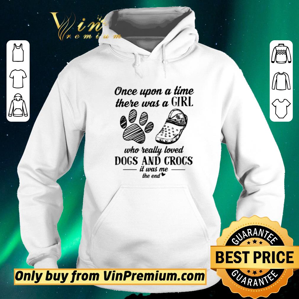 Pretty Once upon a title there was a girl who really loved dogs and crocs it was me shirt sweater 3802001a pretty once upon a title there was a girl who really loved dogs and crocs it was me shirt sweater 4 - Pretty Once upon a title there was a girl who really loved dogs and crocs it was me shirt sweater