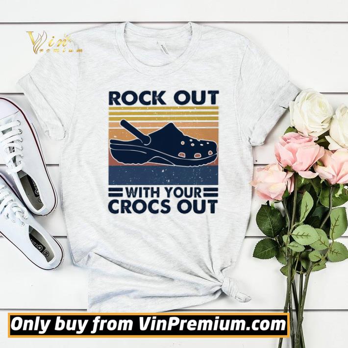 3887b924 vintage rock out with your crocs out shirt sweater 4 - Vintage rock out with your Crocs out shirt sweater
