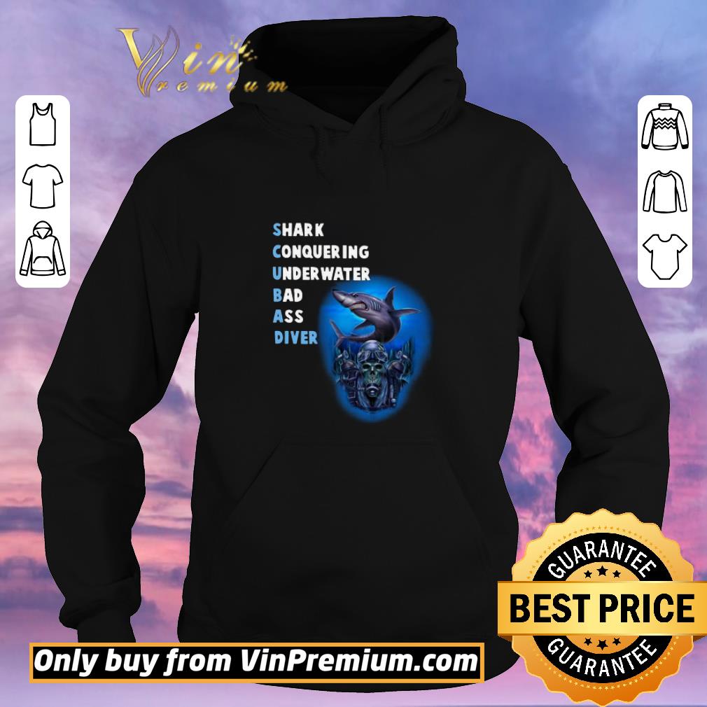 Nice Quality Scuba Shark Conquering Underwater Badass Diver shirt sweater 3be30af7 nice quality scuba shark conquering underwater badass diver shirt sweater 4 - Nice Quality Scuba Shark Conquering Underwater Badass Diver shirt sweater