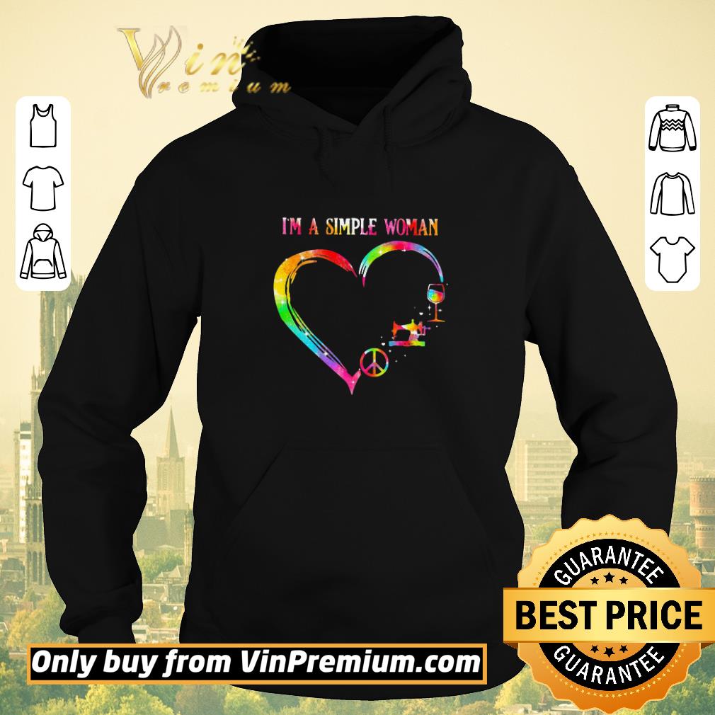 Nice I’m a simple woman heart sewing wine shirt sweater 419a25f5 nice i m a simple woman heart sewing wine shirt sweater 4 - Nice I’m a simple woman heart sewing wine shirt sweater