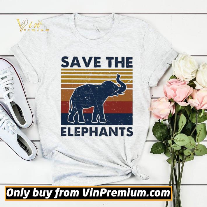 430881bc save the elephants vintage shirt sweater 4 - Save the Elephants vintage shirt sweater