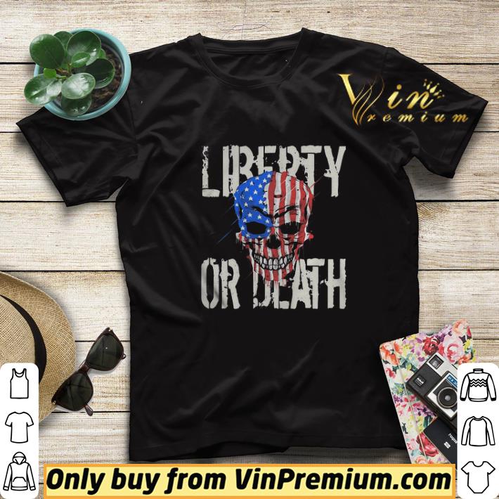 4333be94 liberty or death skull american flag veteran independence day shirt sweater 4 - Liberty or death skull American flag veteran Independence day shirt sweater