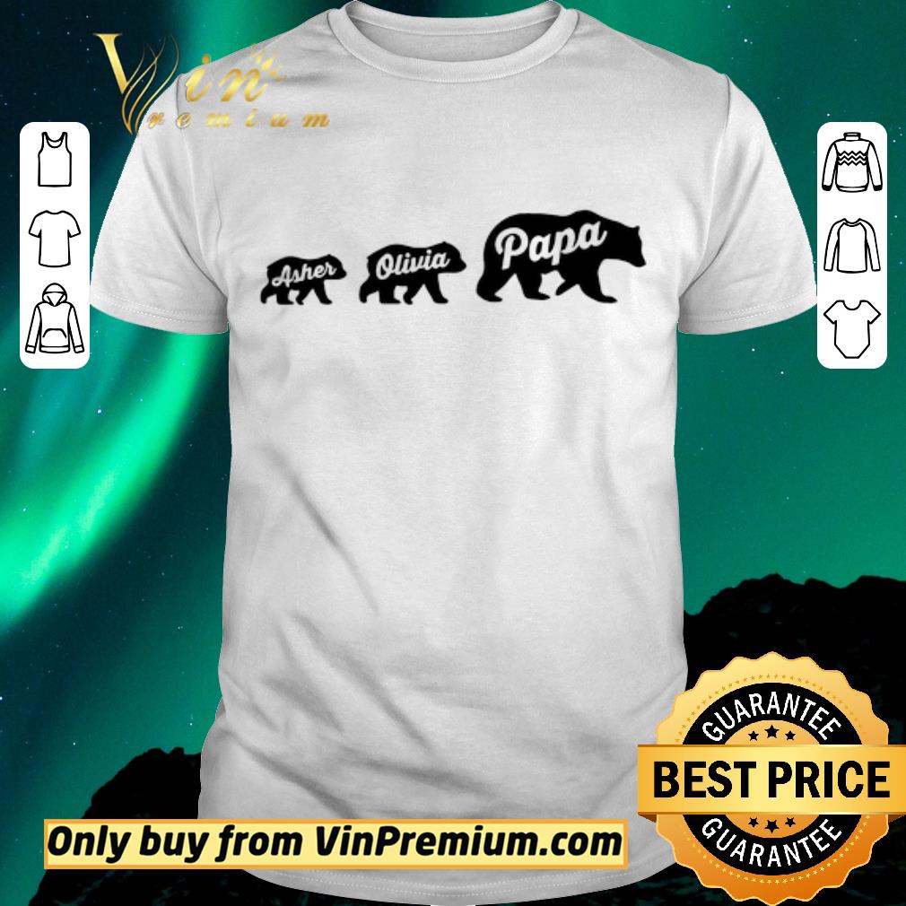 Nice Ashes olivia papa bear happy father’s day shirt sweater