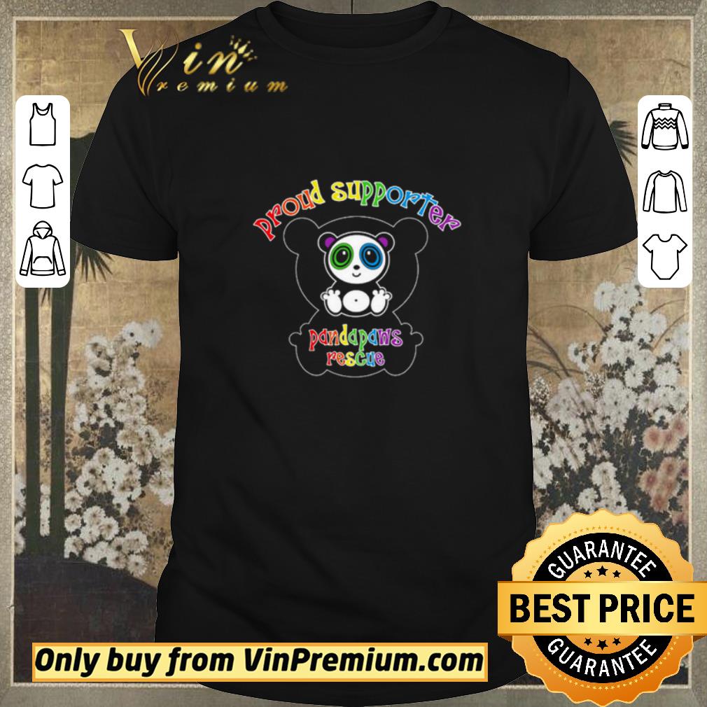 Awesome Panda proud supporter Pandapaws rescue shirt sweater