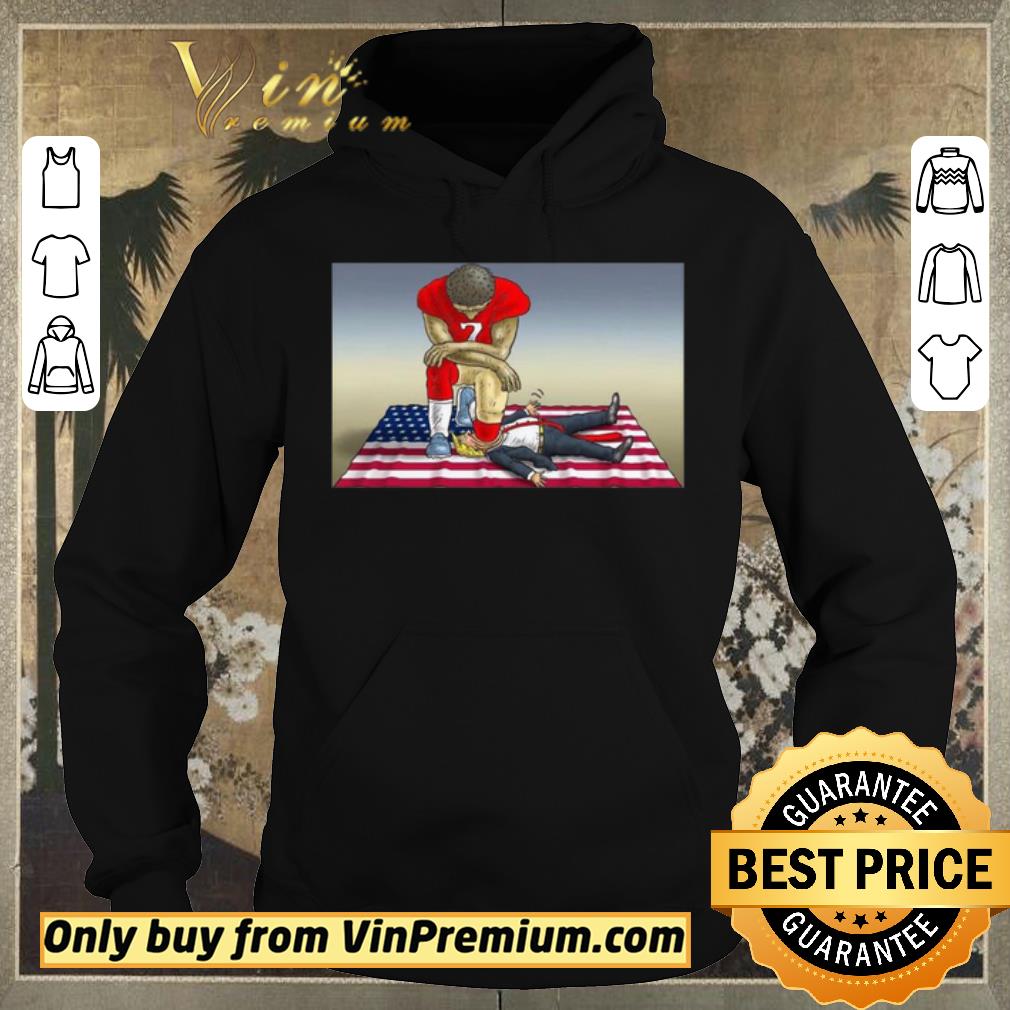 451e805a top colin kaepernick kneeling on trump head shirt sweater 4 - Top Colin Kaepernick Kneeling On Trump Head shirt sweater