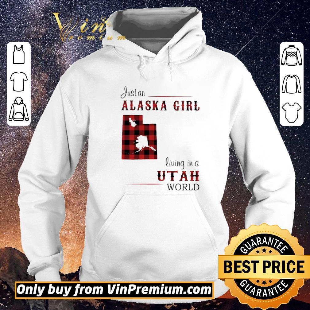 4a448524 top just an alaska girl living in a utah world map shirt sweater 4 - Top Just an alaska girl living in a utah world map shirt sweater