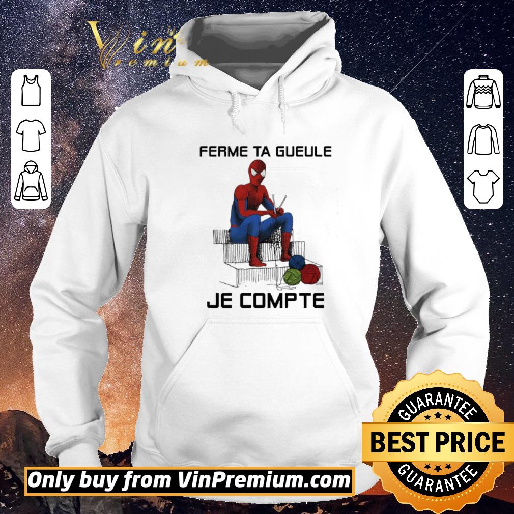 4a992eb5 nice spider man ferme ta gueule je compte shirt sweater 4 - Nice Spider Man ferme ta gueule Je compte shirt sweater