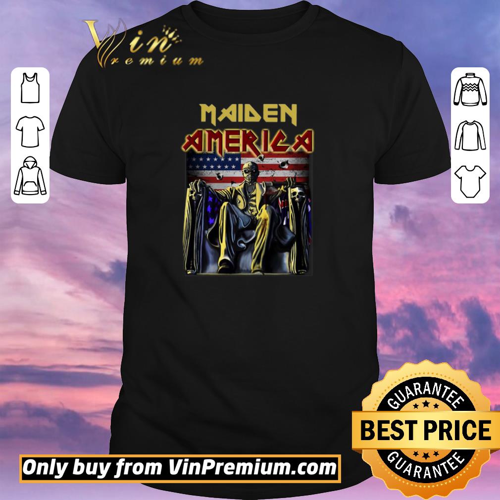 Funny Iron Maiden America USA flag shirt sweater