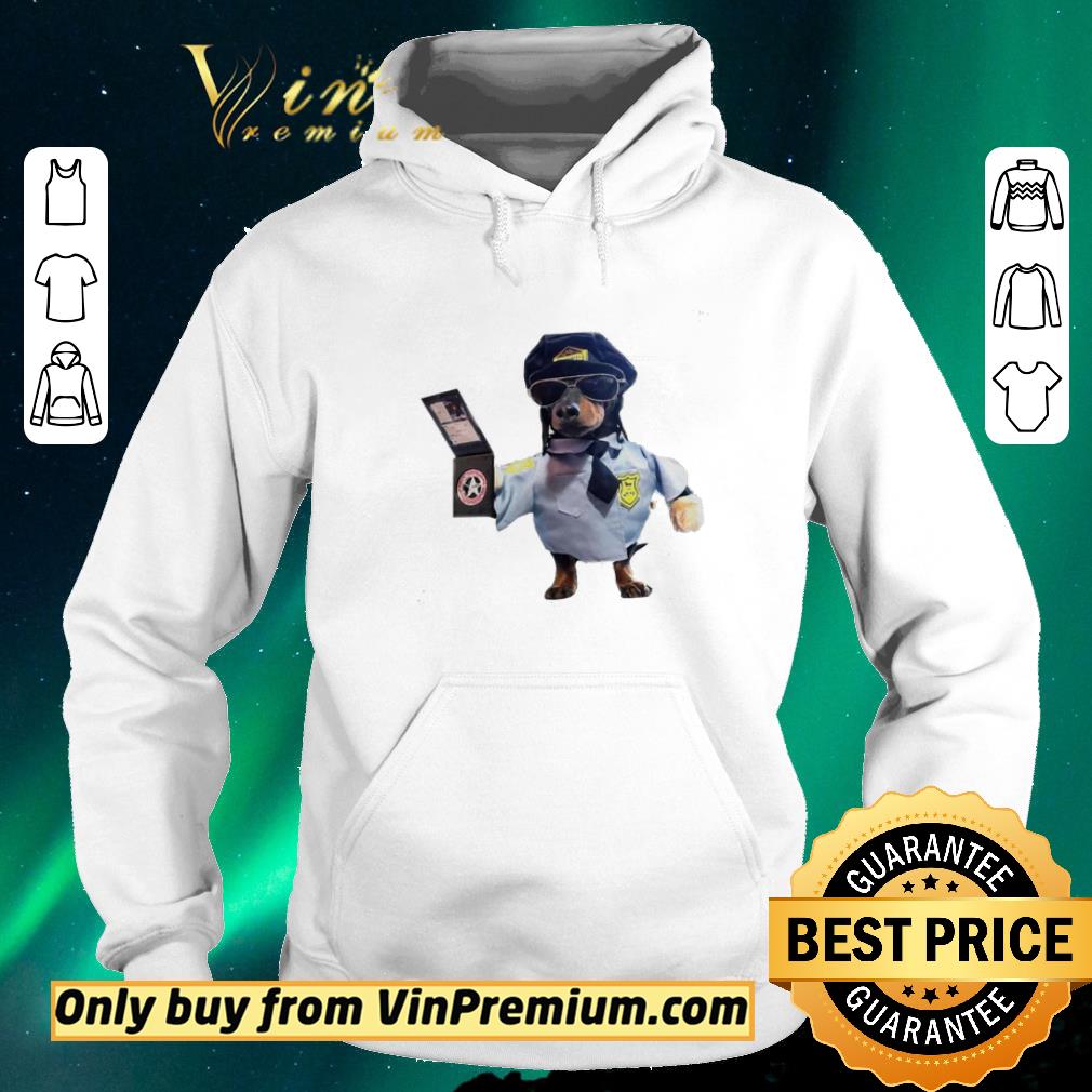 4d43d475 hot dachshund police shirt sweater 4 - Hot Dachshund Police shirt sweater