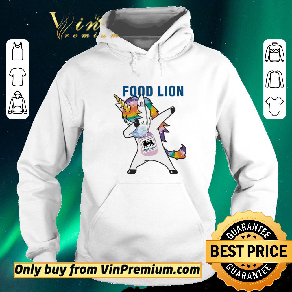 4d56e2a4 original dabbing unicorn mask food lion logo coronavirus shirt sweater 4 - Original Dabbing Unicorn mask Food Lion logo Coronavirus shirt sweater