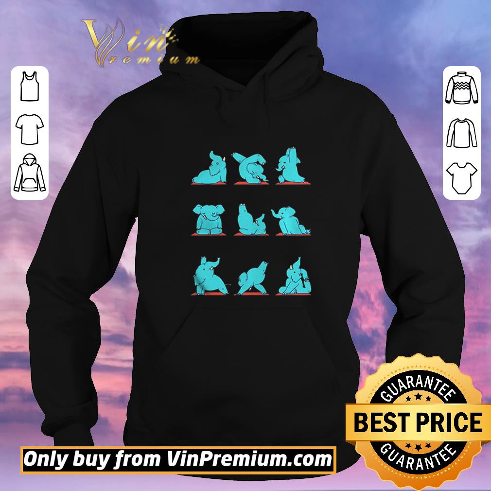 4f20d0be funny yoga elephants shirt sweater 4 - Funny Yoga Elephants shirt sweater