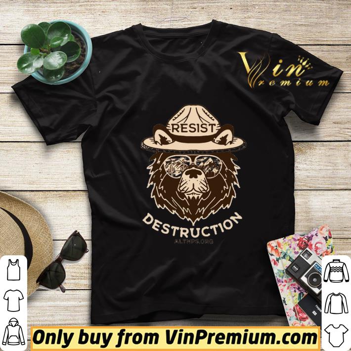 4fc436e0 resist bear destruction shirt sweater 4 - Resist Bear Destruction shirt sweater