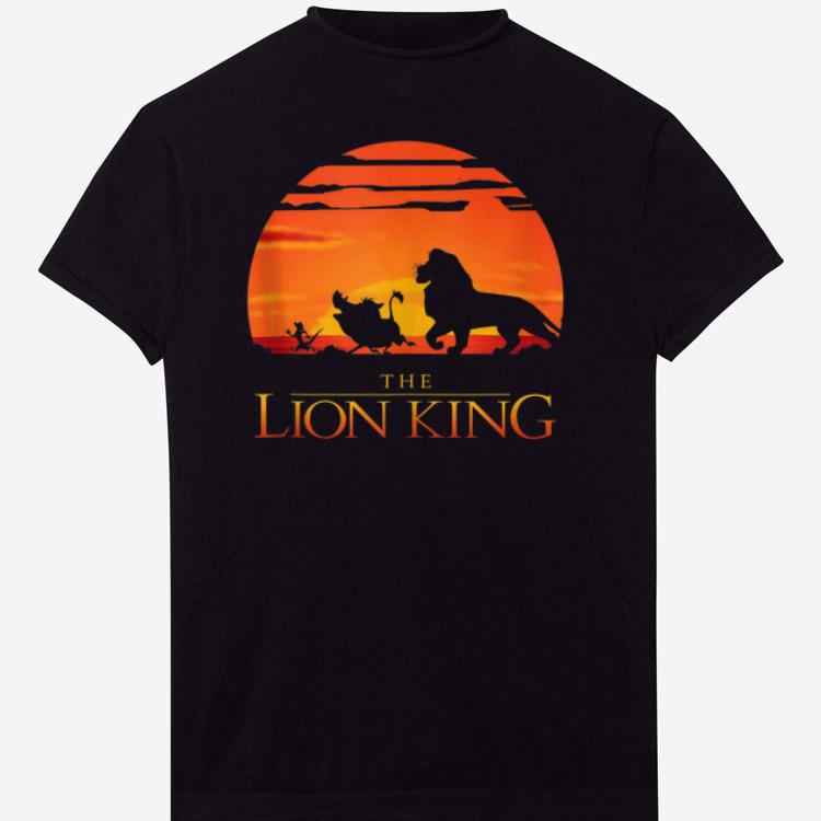 Awesome Disney Lion King Live Action Sunset Walk Shirt