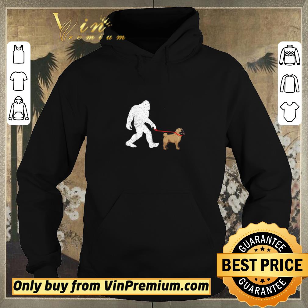52763644 official bigfoot walking pug dog shirt sweater 4 - Official Bigfoot Walking Pug Dog shirt sweater