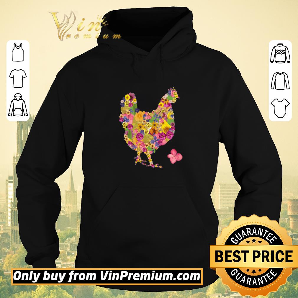 52a9dc99 nice chicken flowers shirt sweater 4 - Nice Chicken Flowers shirt sweater