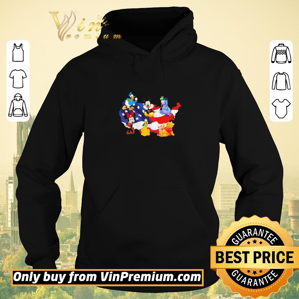 530fe71e nice america donald duck pluto pooh eeyore mickey and minnie mouse shirt sweater 4 - Nice America Donald Duck Pluto Pooh Eeyore Mickey and Minnie Mouse shirt sweater