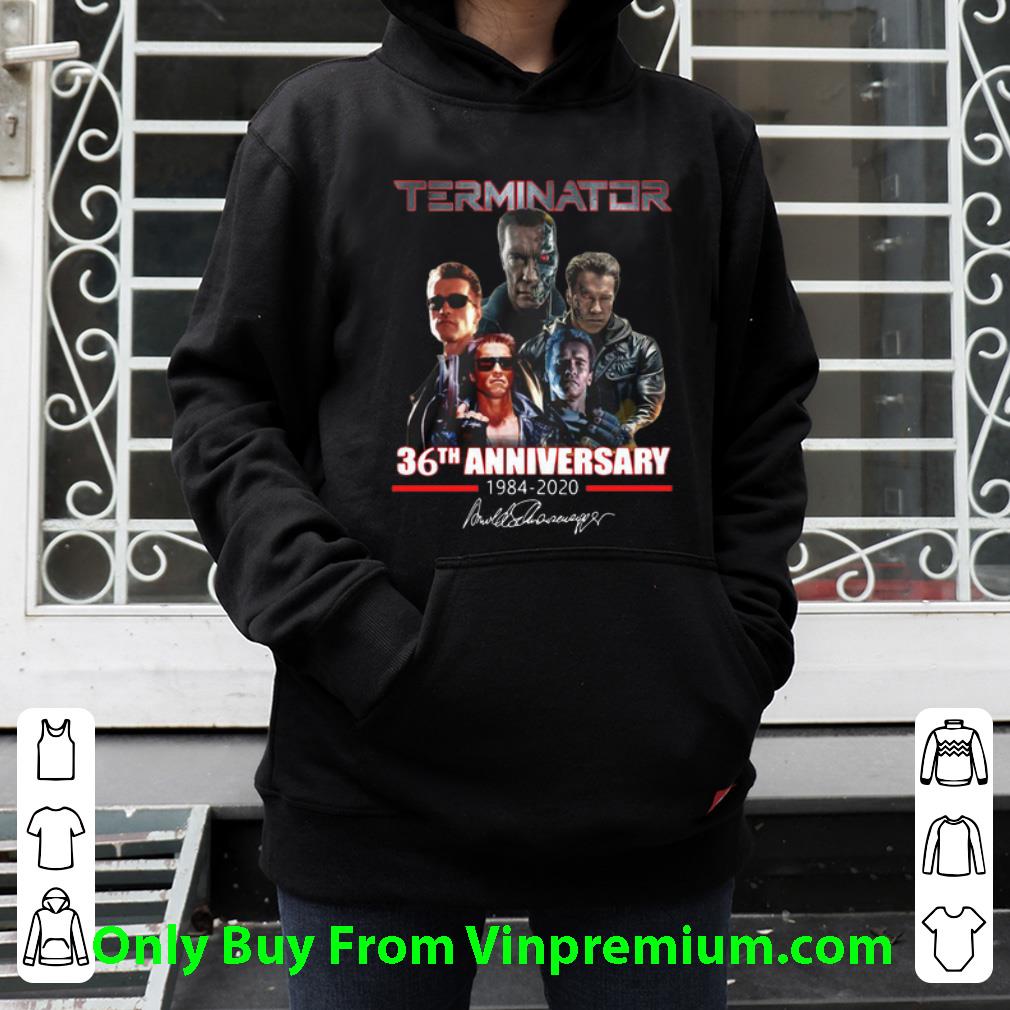 547edf8f great terminator 36th anniversary 1984 2020 signature shirt 4 - Great Terminator 36th Anniversary 1984-2020 Signature shirt