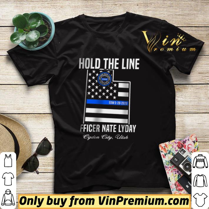 55cc67fd hold the line officer nate lyday ogden city utal shirt sweater 4 - Hold The Line Officer Nate Lyday Ogden City Utal shirt sweater