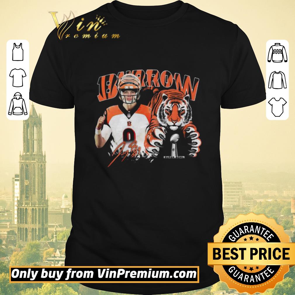 Awesome Funny Cincinnati Bengals 9 Joe Burrow Super Bowl Champions shirt sweater