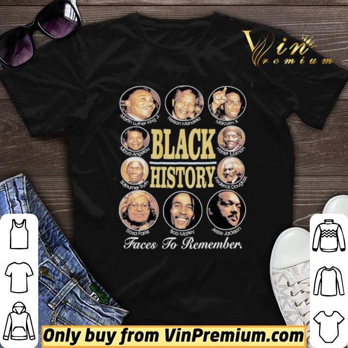 Black history faces to remember malcolm x rosa paris bob marley jesse jackson shirt sweater