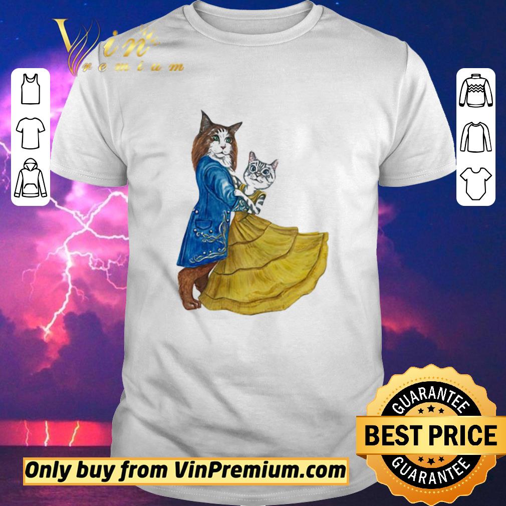 Awesome Beauty and the beast cat movie shirt sweater