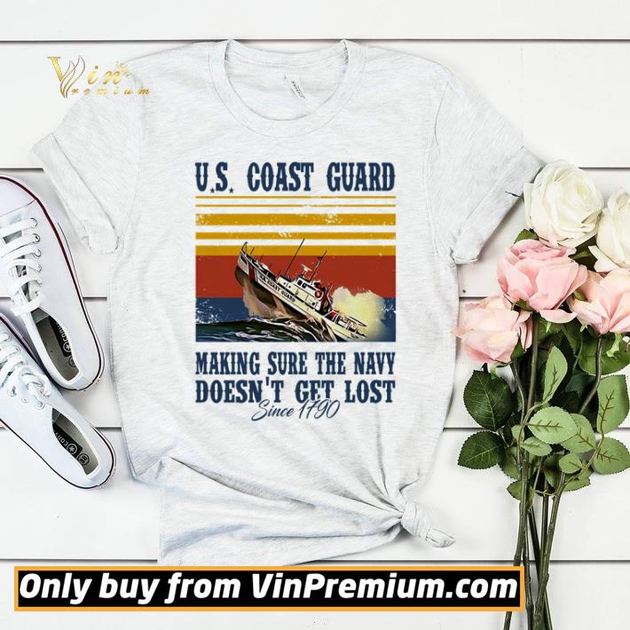 Vintage U.S Coast Guard making sure the navy doesn’t get lost since 1790 shirt sweater 56cfebd5 vintage u s coast guard making sure the navy doesn t get lost since 1790 shirt sweater 4 - Vintage U.S Coast Guard making sure the navy doesn’t get lost since 1790 shirt sweater