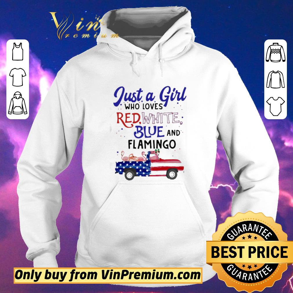 57888dde funny just a girl who loves red white blue and flamingo american flag independence day shirt sweater 4 - Funny Just a girl who loves red white blue and flamingo american flag independence day shirt sweater
