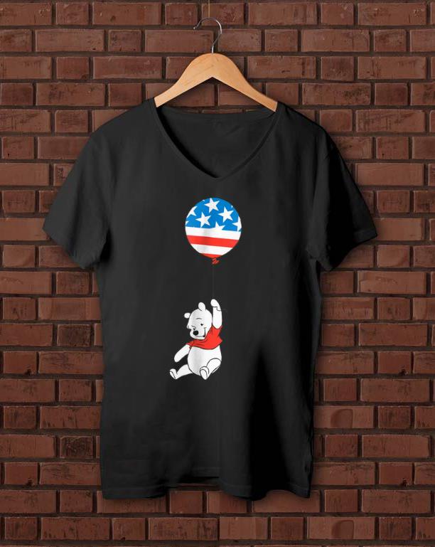 Nice Disney Winnie The Pooh Americana Balloon Shirt