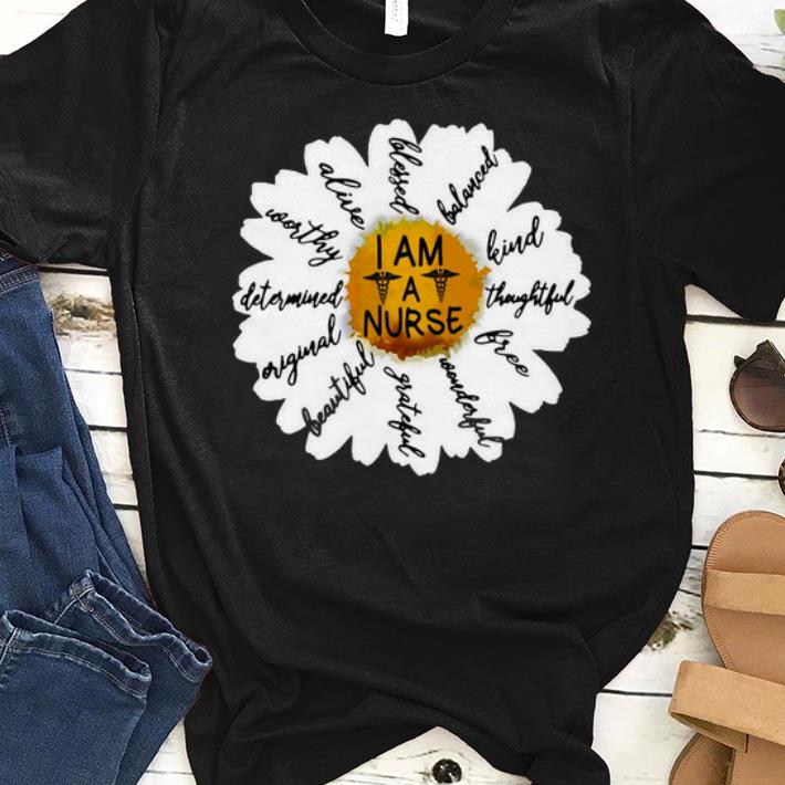 Awesome I Am A Nurse Sunflower Shirt