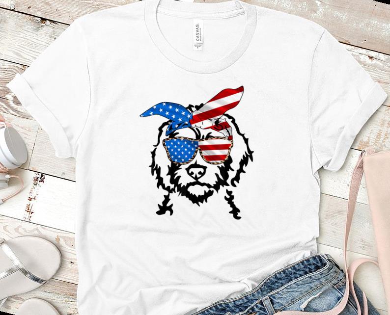Premium Golden Doodle 4th Of July Doodle Shirt