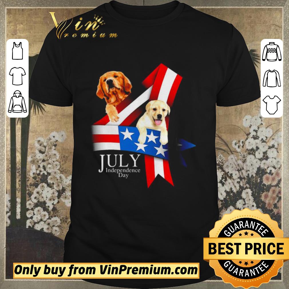 Funny Golden retriever 4th of july independence day shirt sweater