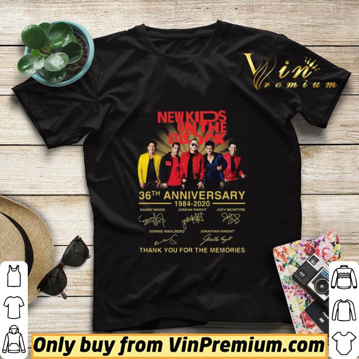 5d65d25d new kids on the block 36th anniversary 1984 2020 thank you for the memories signature shirt sweater 4 - New Kids On The Block 36th Anniversary 1984-2020 Thank You For The Memories Signature shirt sweater