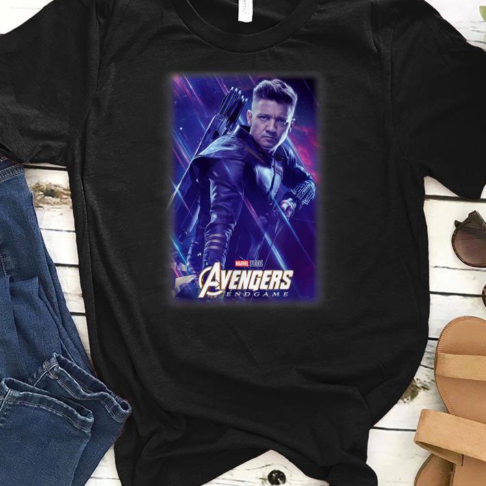 Hot Marvel Avengers Endgame Hawkeye Galactic Poster Shirt