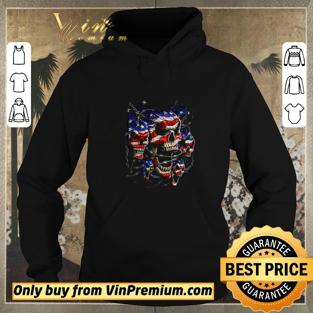 64fdf40f pretty 4th of july skull american flag shirt sweater 4 - Pretty 4th Of July Skull American Flag shirt sweater