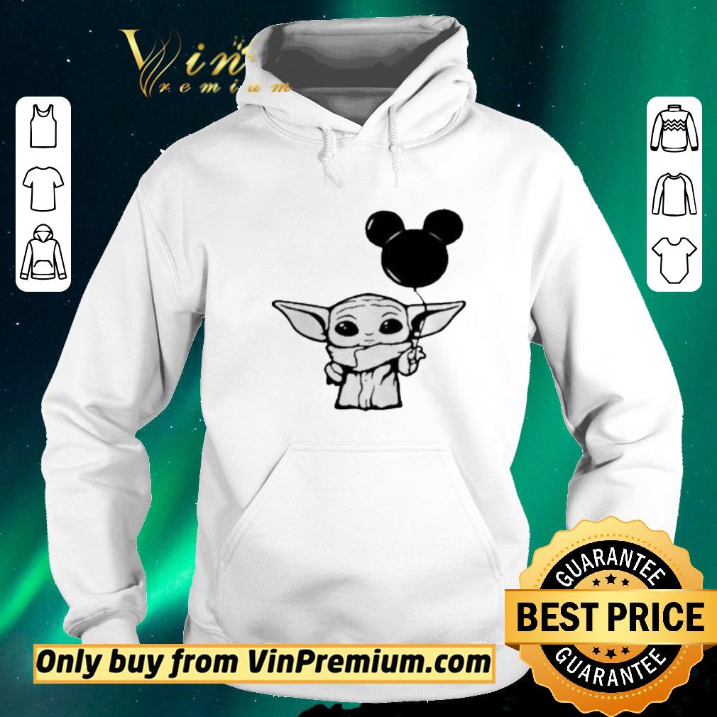 67cb6592 awesome star wars baby yoda holding balloon mickey mouse best day ever shirt sweater 4 - Awesome Star wars baby yoda holding balloon mickey mouse best day ever shirt sweater