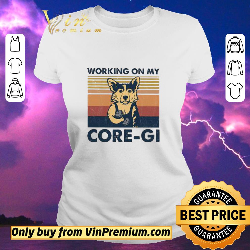 Hot Working on my Core-Gi vintage shirt sweater
