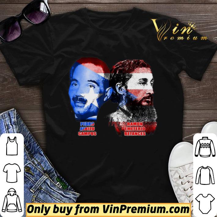Pedro Albizu Campos Ramon Betances Puerto Rico Flag shirt sweater