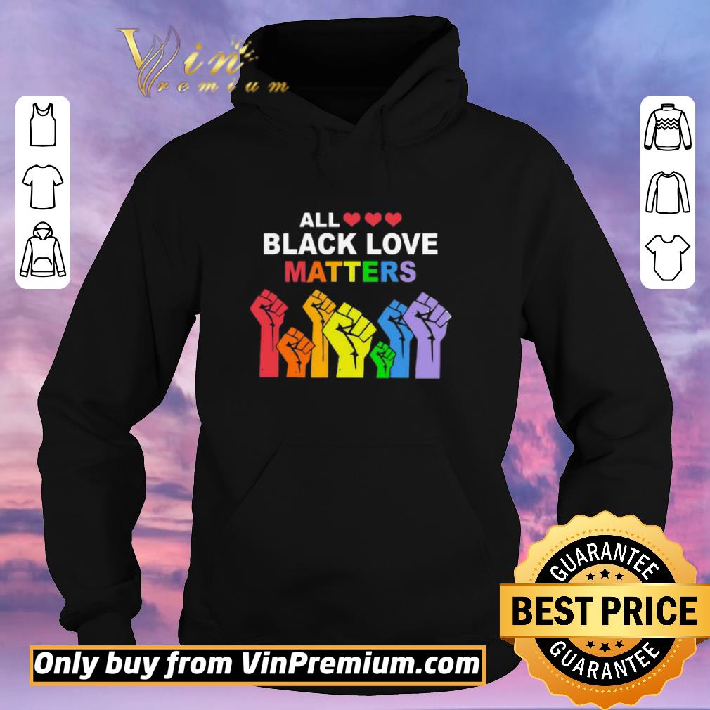 6e7056f0 awesome all black love matters lgbt hands shirt 4 - Awesome All black love matters LGBT hands shirt