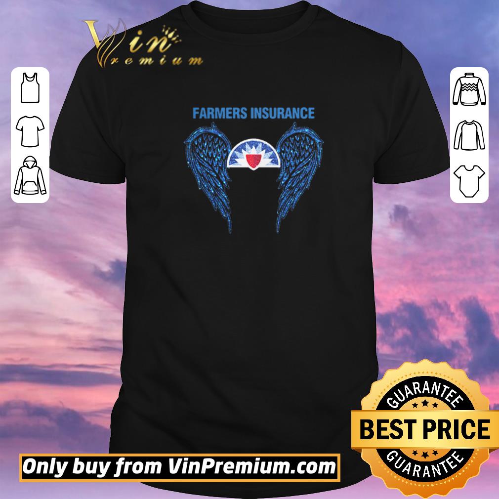 Nice Glitter Wings Farmers Insurance Logo shirt sweater