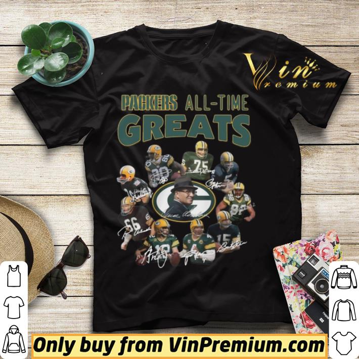 74dba1a0 packers all time greats signature shirt sweater 4 - Packers All-time Greats Signature shirt sweater