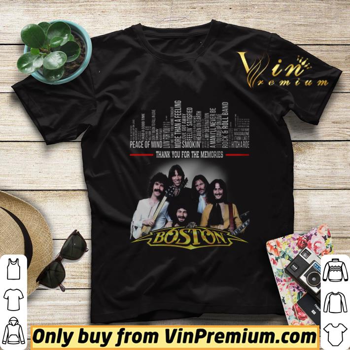 780afde4 boston peace of mind rock roll band thank you for the memories shirt sweater 4 - Boston Peace Of Mind Rock & Roll Band Thank You For The Memories shirt sweater