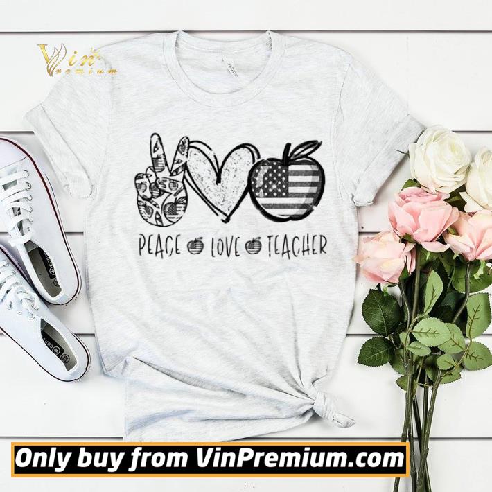Peace love teacher american flag independence day shirt sweater 7cb223b4 peace love teacher american flag independence day shirt sweater 4 - Peace love teacher american flag independence day shirt sweater