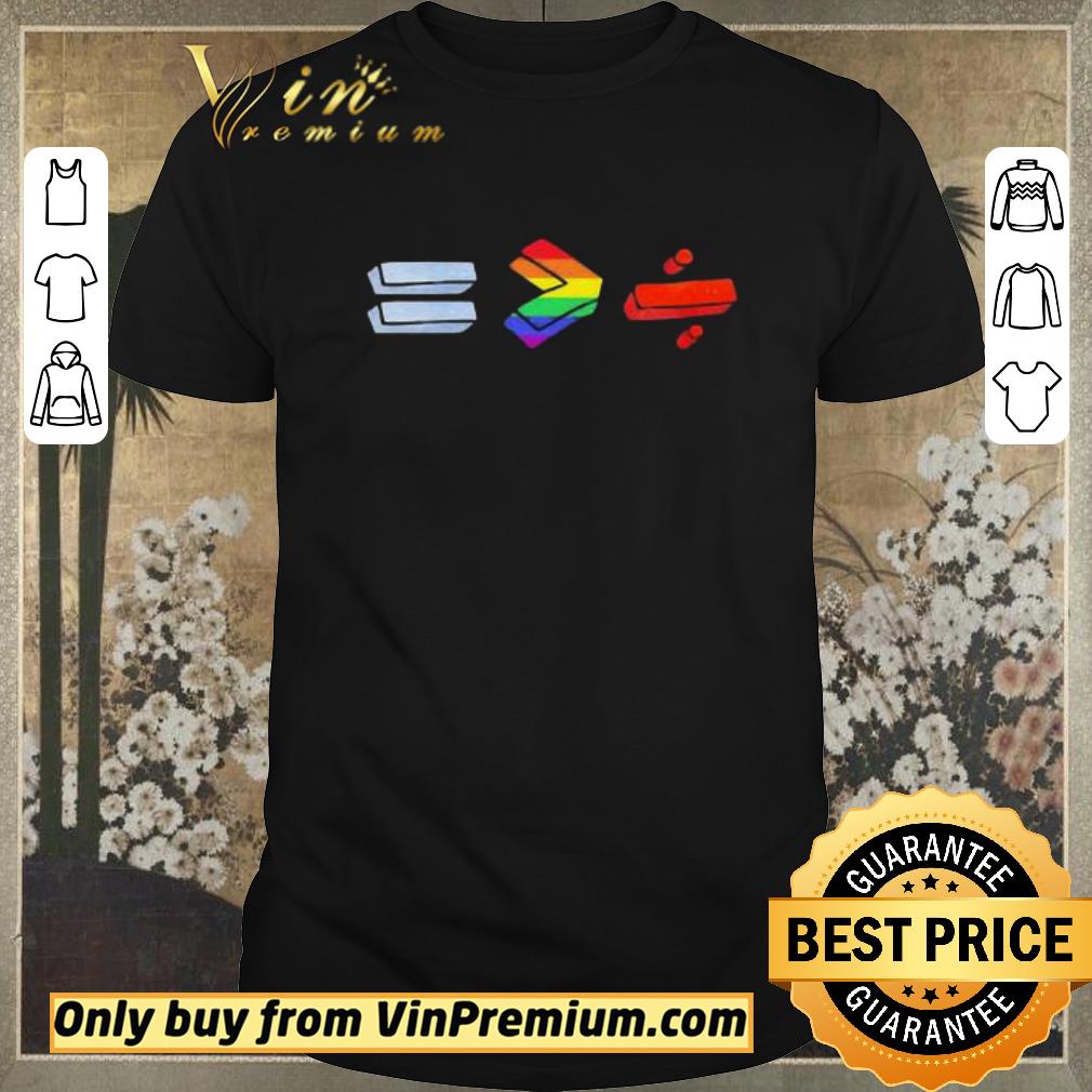 Premium Equality bigger than division lgbt shirt sweater
