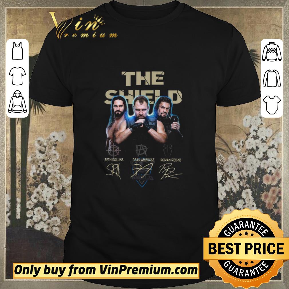 Official The Shield Seth Rollins Dean Ambrose Roman Reigns Signature shirt sweater