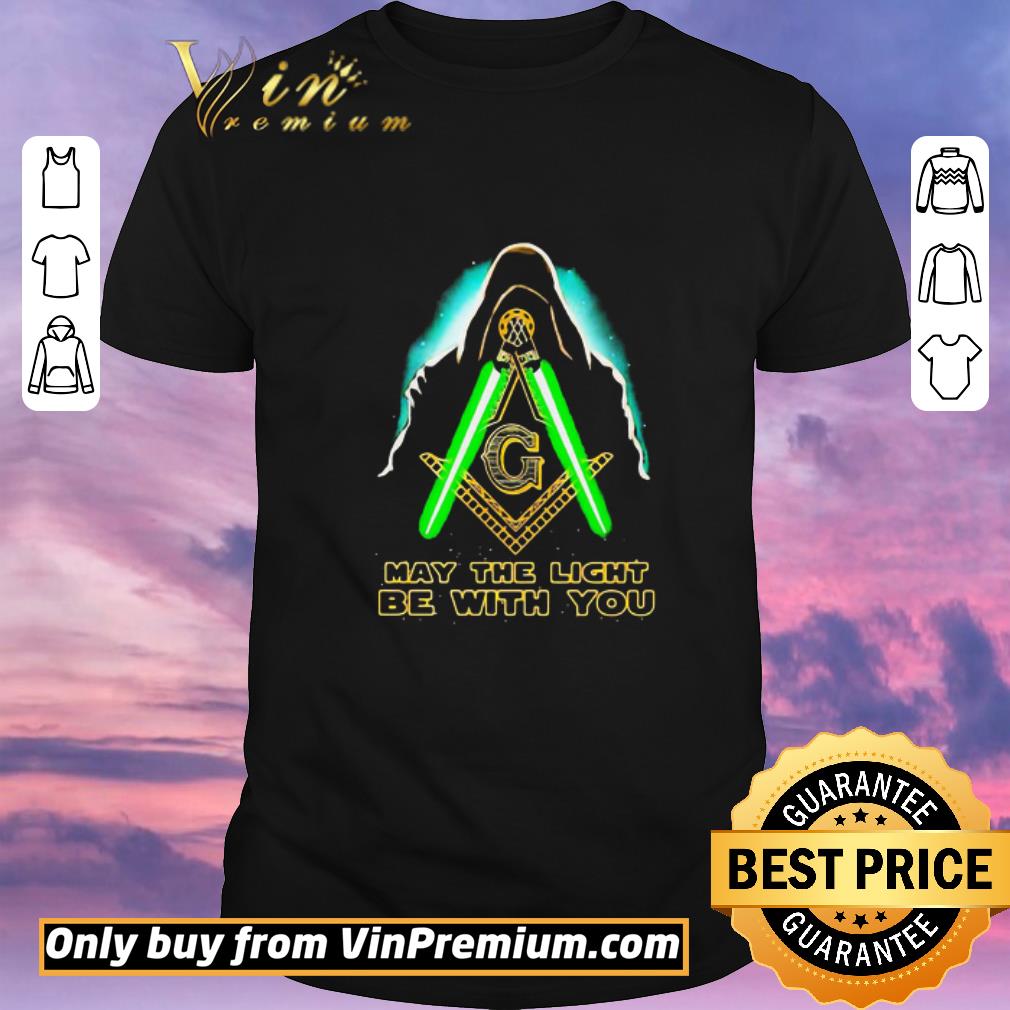 Awesome Star wars darth vader may the light be with you freemasonry shirt sweater