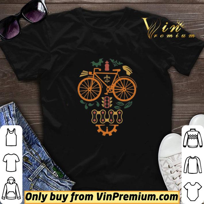 Cycling Skull shirt sweater