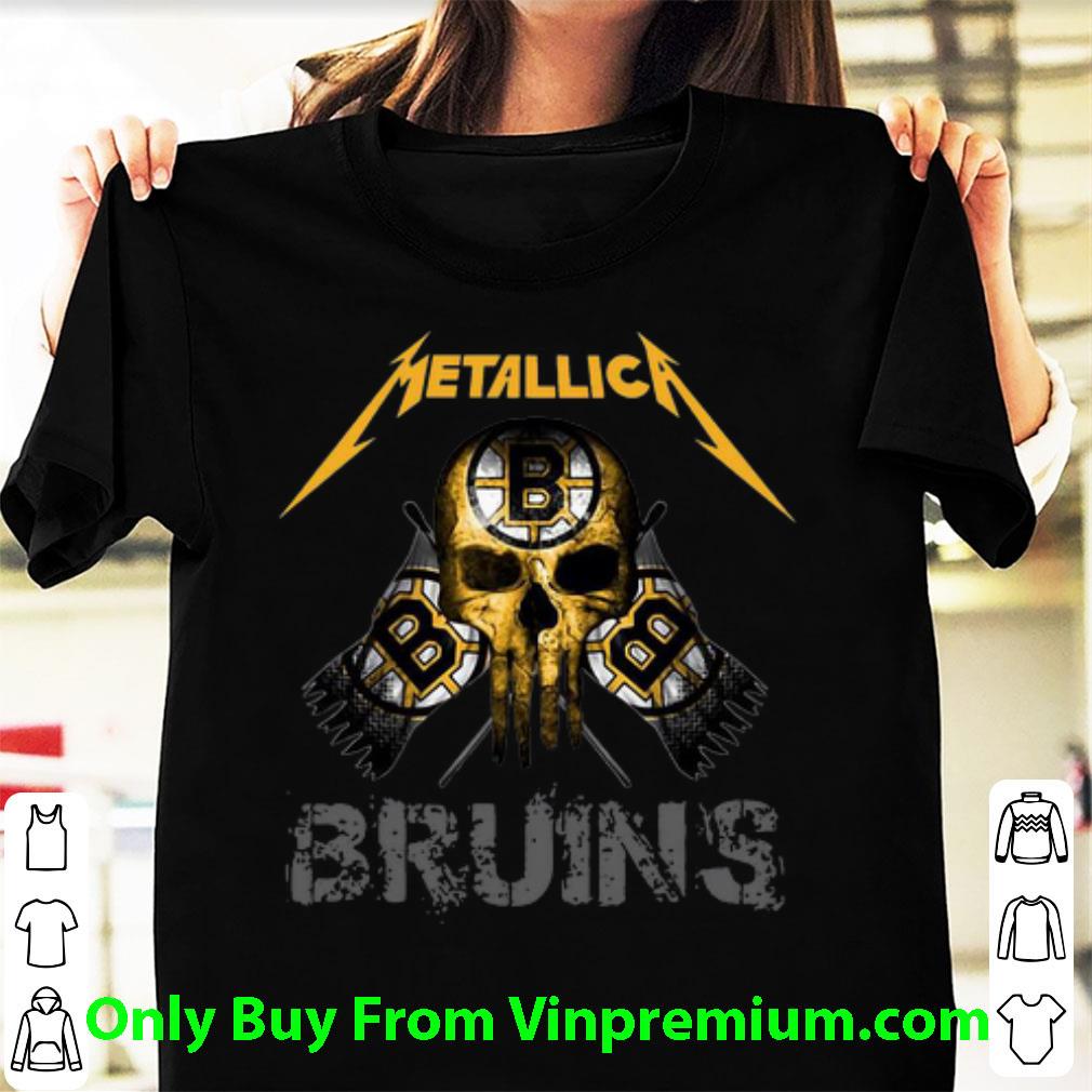 Premium Metallica Boston Bruins Punisher shirt