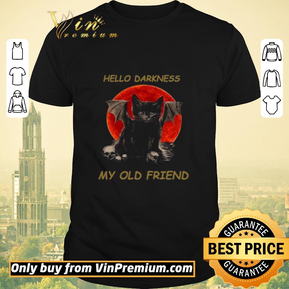 Nice Batcat Hello Darkness My Old Friend shirt sweater