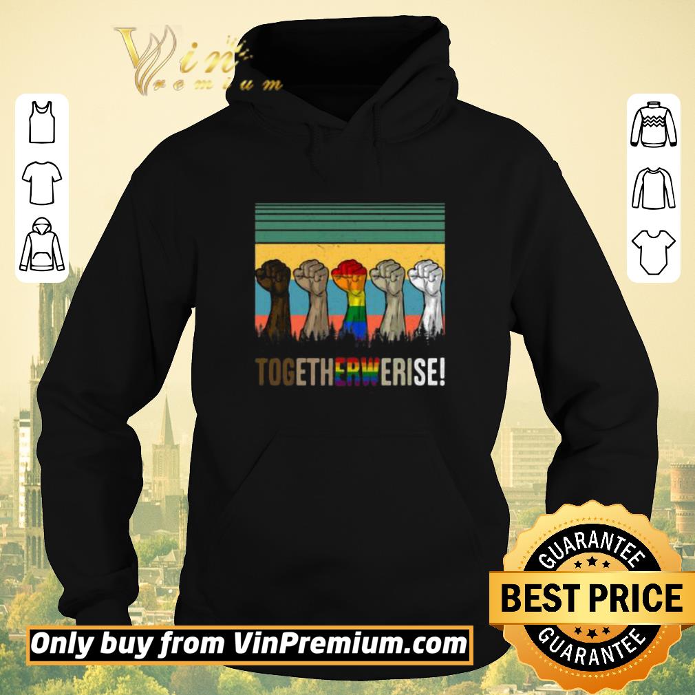 8d8e5730 premium together we rise black lives matter shirt sweater 4 - Premium Together We Rise Black Lives Matter shirt sweater