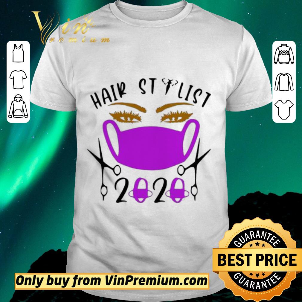 Hot Purple Hair Stylist 2020 Face Mask shirt sweater